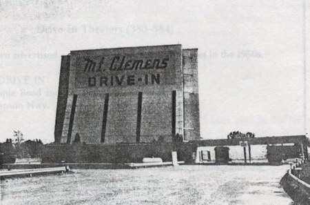 Mt Clemens Drive-In Theatre - Screen And Lanes - Photo From Rg (newer photo)